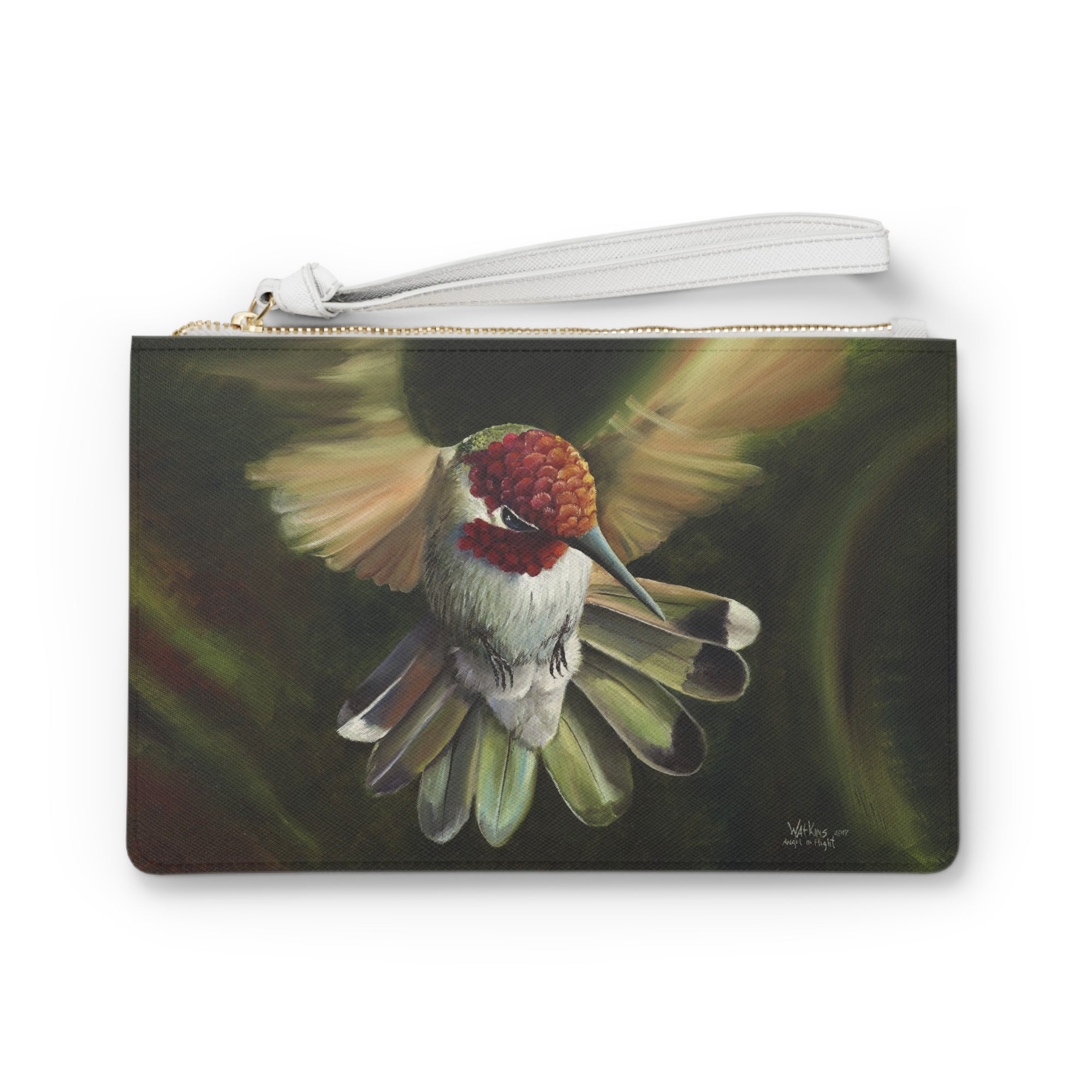 Angel in Flight Hummigbird Clutch Bag