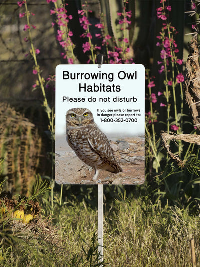 Burrowing Owl Habitat Sign