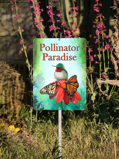 Pollinator Paradise Yard Sign