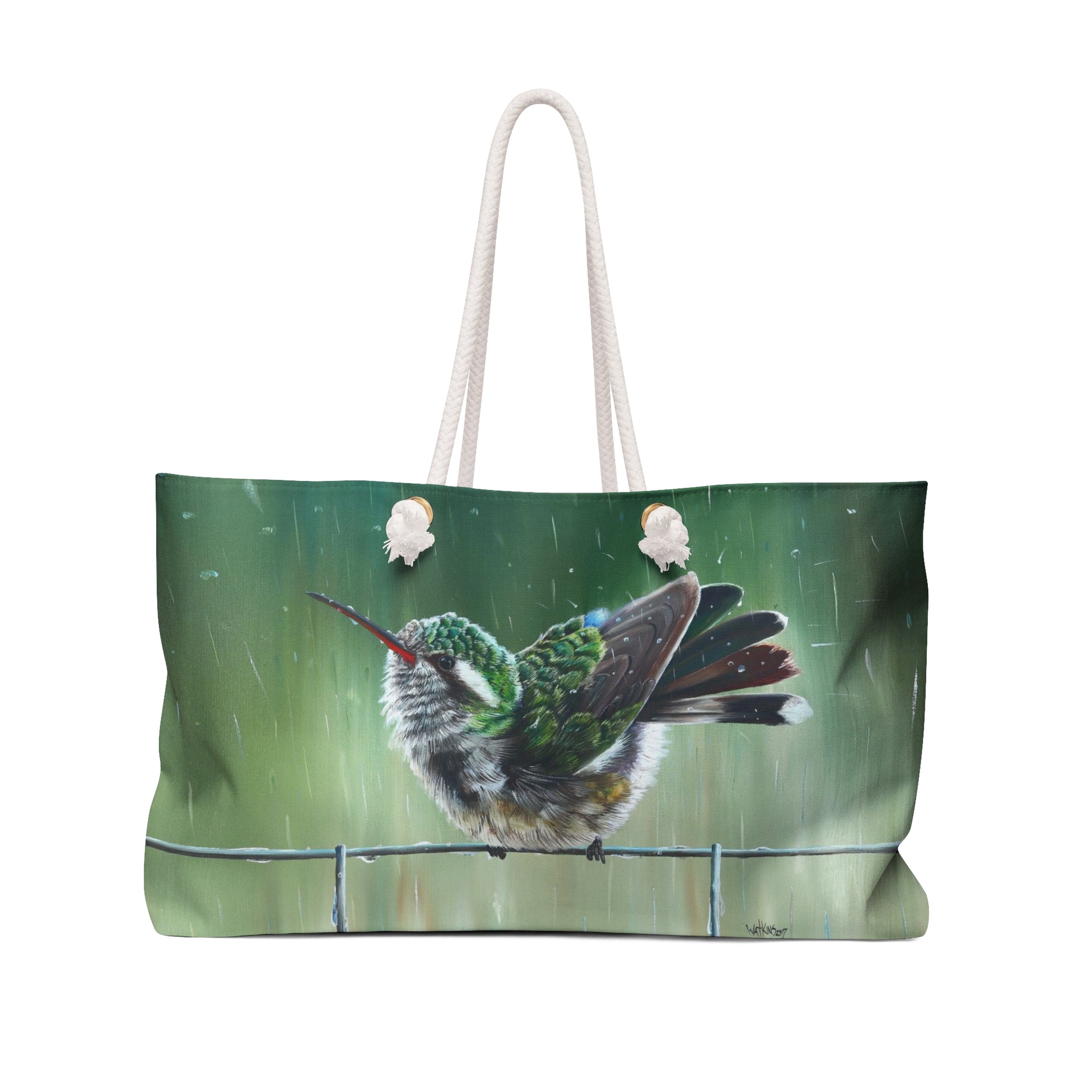 Splish Splash Hummingbird Bag Weekender Bag