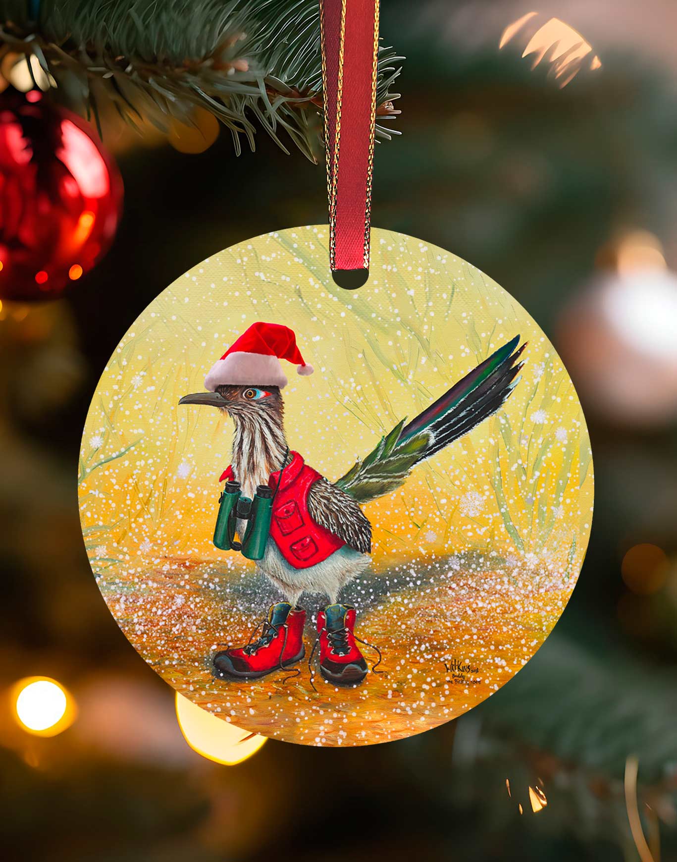 Buddy the Birding Rodie Ornament