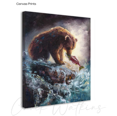 Catch of the Day, the hunting bear.