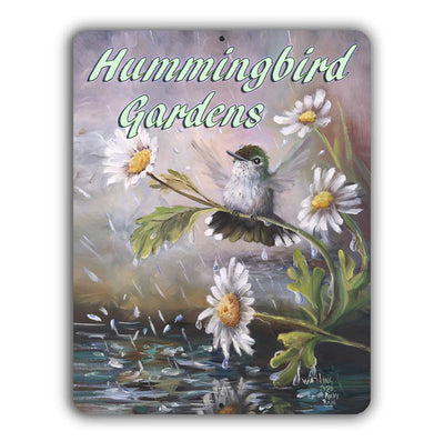 Hummingbird Gardens Yard Sign