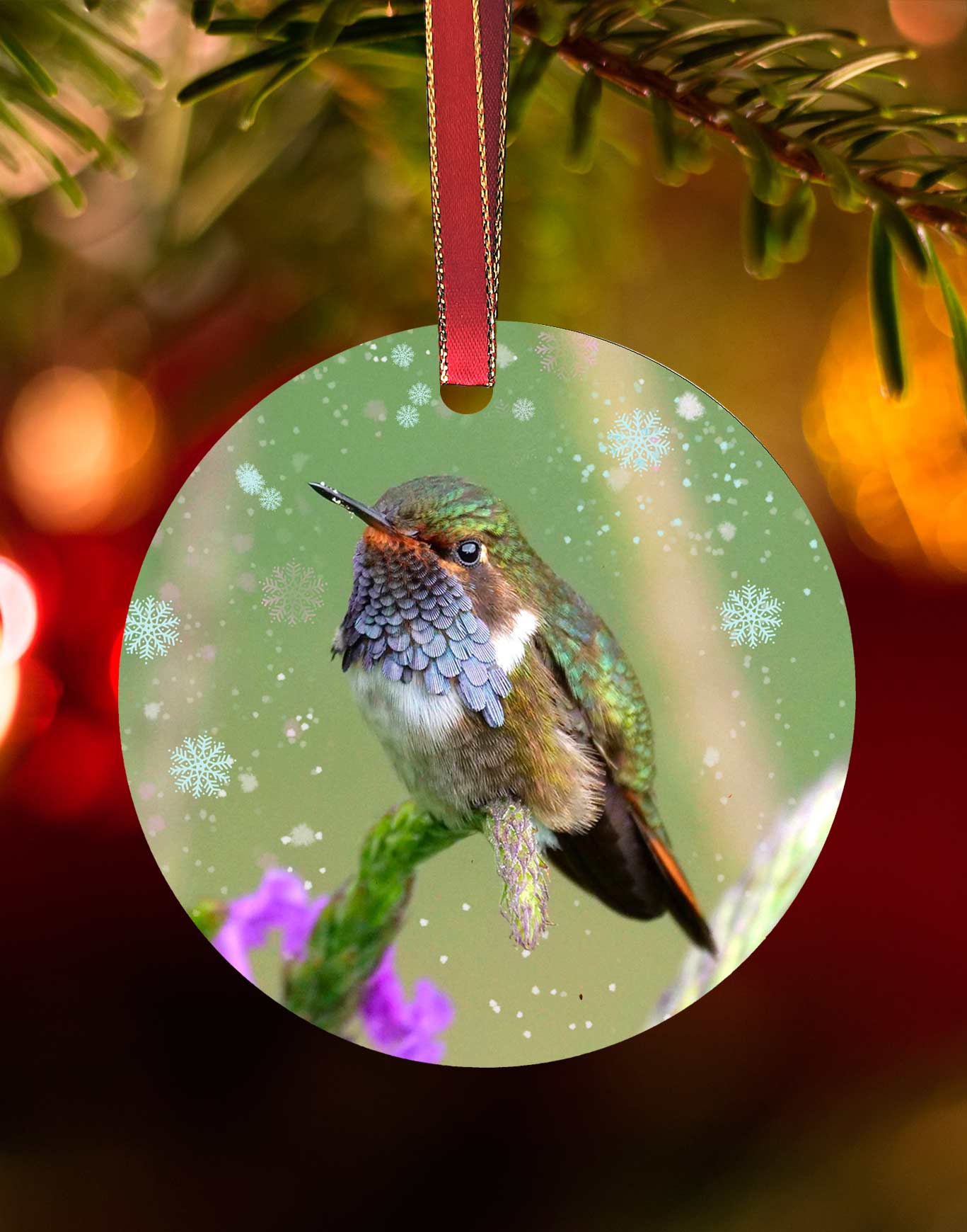 Volcano Hummingbird Ornament