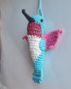 Crocheted Ruby Hummingbird Ornament from Anna Watkins