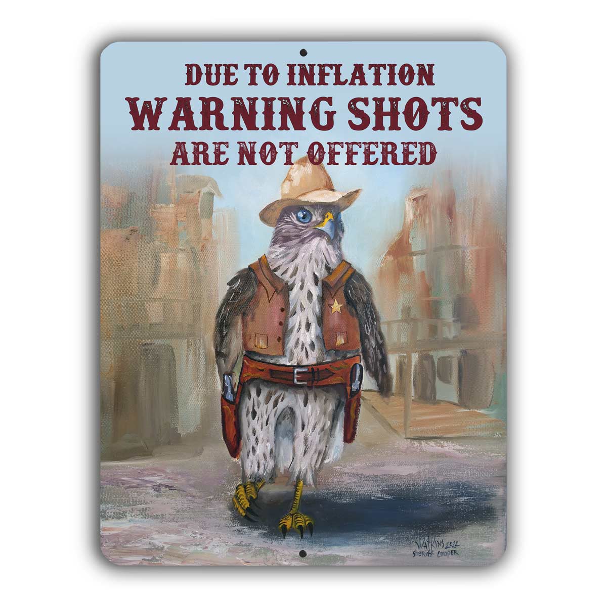 Sheriff Cooper Security Sign