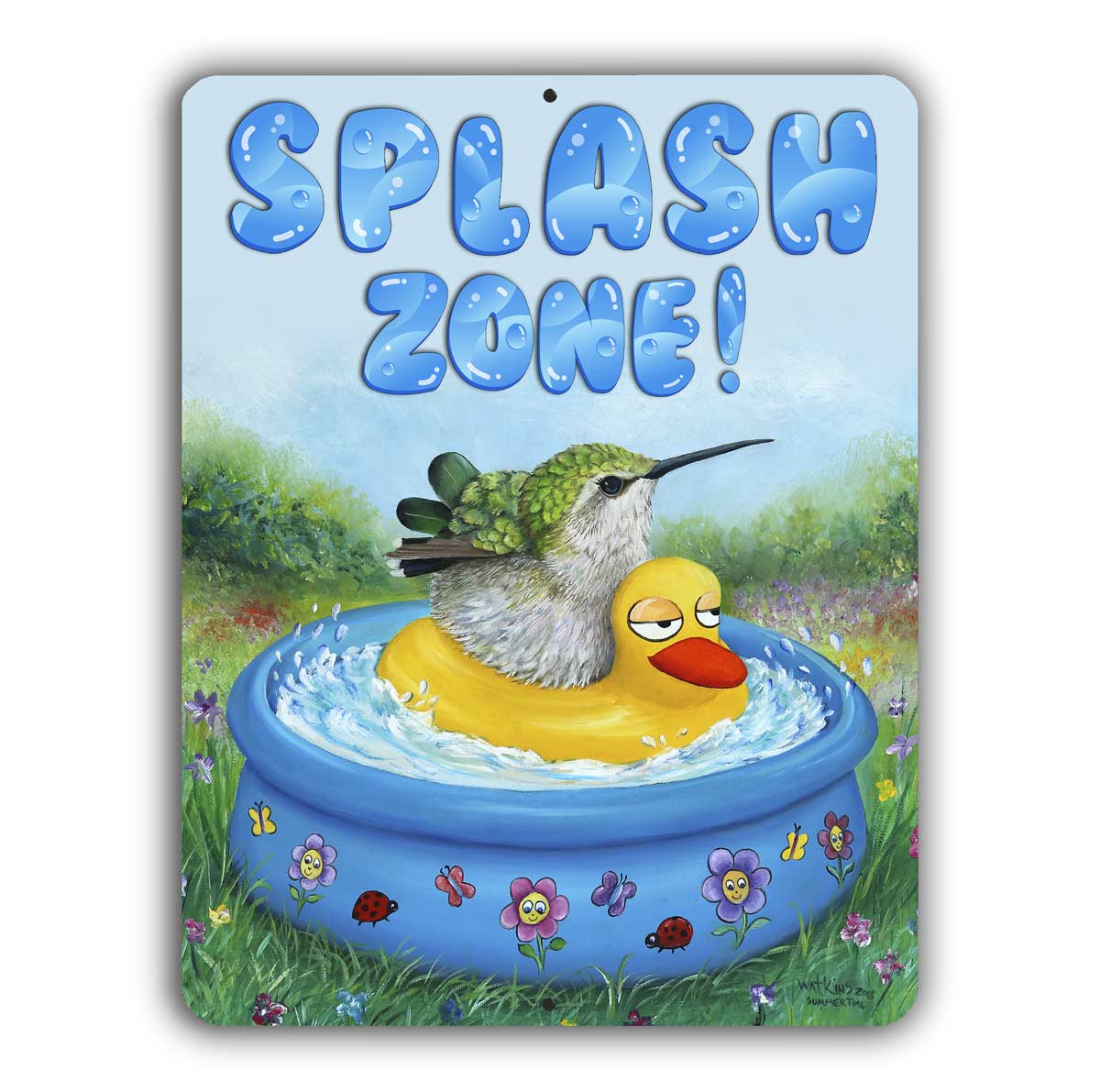 Splash Zone Sign