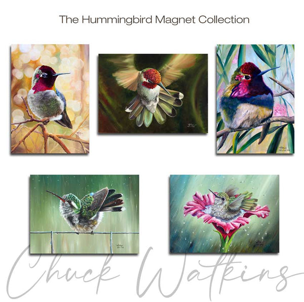 Hummingbird Magnet Collection - Shopwatkinsart.com