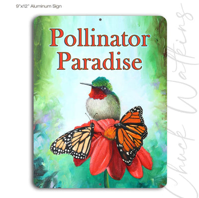 Pollinator Paradise Yard Sign