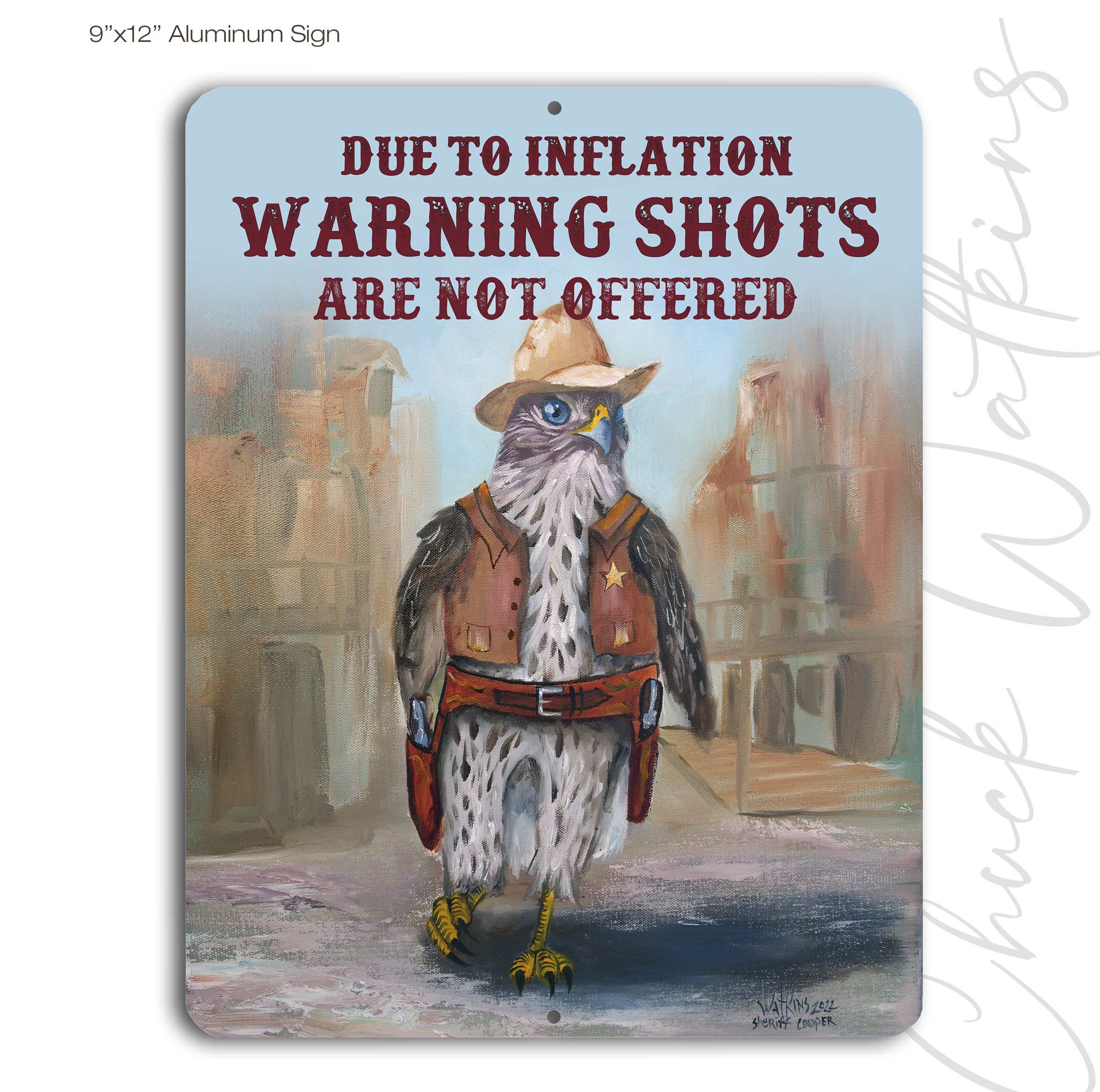 Sheriff Cooper Security Sign