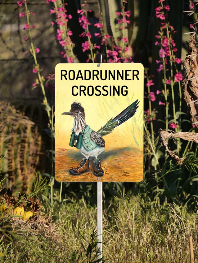 Roadrunner Crossing Sign