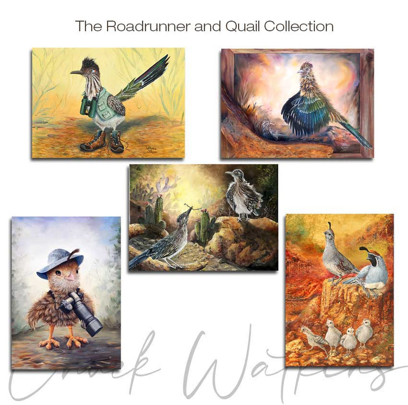 Roadrunner and Quail Magnet Collection