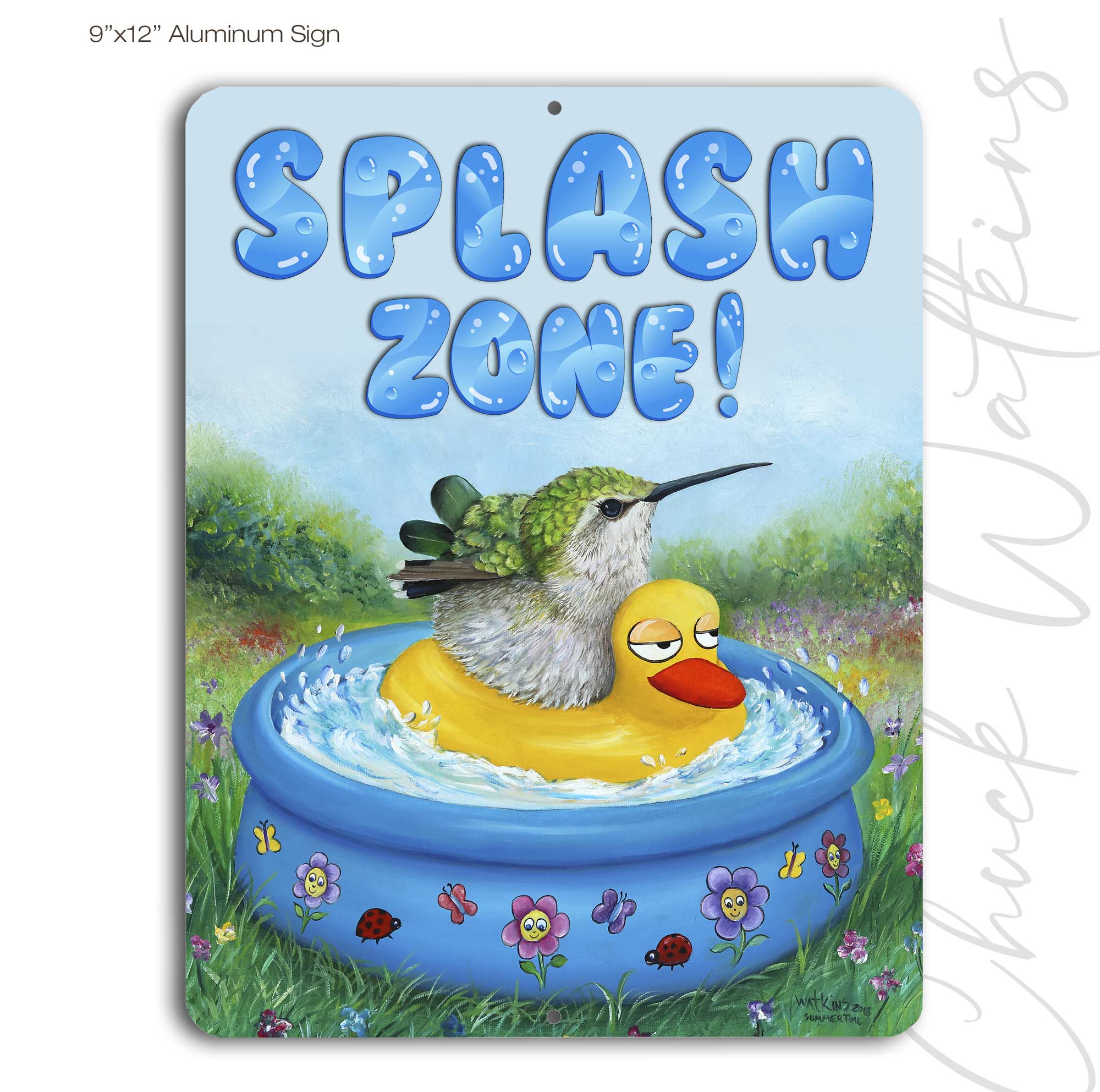 Splash Zone Sign
