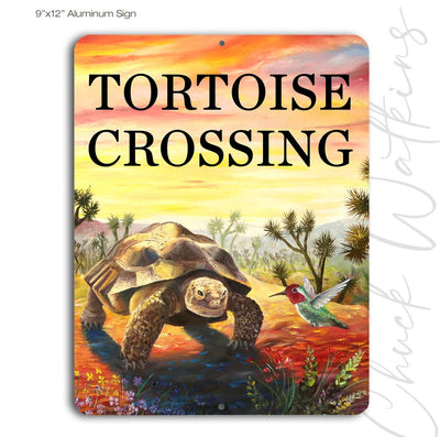 Tortoise Crossing Sign